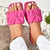 Tallas 35-43 Sandalias y Pantuflas Tallas Grandes Ropa Exterior para Mujer Verano 2024 Nuevas Planas Pantuflas de Playa para Vacaciones en la Costa Ins