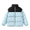 Chaqueta de algodón color block 2026 nueva ropa de otoño e invierno para hombre ropa casual para hombre ropa gruesa para hombre chaqueta chaqueta acolchada abrigo con cuello alto