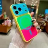 Capa Estilo Europeu e Americano Color-Blocking Que se Transforma Instantaneamente em 18, Adequada para Capa de Celular Apple 17 Pro Max, iPhone 18 Pro Cobertura Total, Atração Magnética 16/15