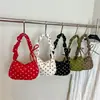 Moda Coreana Poá Estiloso Casual 2026 Tendência Diária para o Trabalho Bolsa Tote de Grande Capacidade para Ombro e Axila para Mulheres