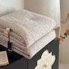 Colcha de Algodón Tejido Estilo Coreano con Flores Pequeñas para Primavera y Otoño, Lavable a Máquina, Colcha para Todas las Estaciones, Engrosada para Habitaciones Calefactadas, Estilo Japonés de Dibujos Animados para Otoño e Invierno