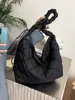 Otoño e Invierno Nuevo Estilo Coreano Bolso Cruzado de Gran Capacidad Bolso de Algodón Textura Bolso de Hombro Mujer 2025 Estilo Coreano Transfronterizo Bolso de Mujer
