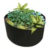 Vaso de Flores para Varanda Feltro Não Tecido Saco para Plantio de Vegetais Balde de Plantio Redondo Saco de Plantio