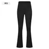 Calça Yoga Cintura Alta Nua Feminina Emagrecedora Perna Longa Calça Esportiva Pilates Dança DL204