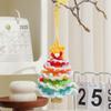 Suministro Transfronterizo de Colgantes Navideños de Peluche, Adornos Navideños de Árbol de Navidad Tejidos a Crochet con Lana, Colgantes para Coche de Decoración Navideña