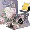 Funda de Cuero Giratoria 360° Funda Protectora para iPad Funda Protectora para Tableta Apple Simple Air7 Todo Incluido Se Puede Pintar 2025
