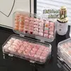 Salão de Unhas Unhas Usáveis Caixa de Armazenamento Dobrável Transparente Pontas de Unha Caixa Quadrada Pequena Especial Selada à Prova de Poeira Caixa de Armazenamento para Nail Art