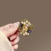Broche com Acabamento de Luxo, Estilo Nicho e Simples, Alfinete de Roupa, Acessório de Pérola para Terno, Broche