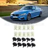 Adecuado para BMW Guardabarros Delantero-Revestimiento Clip en Forma de C + Perno Hexagonal Combinación de 10+10 Piezas 07147311312