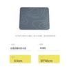 Fabricante de Alfombrilla Drenante Tallada con Patrón de Olas Grandes de Barro Diatomeas Venta Directa Alfombrilla Absorbente Admite Personalización y Muestreo Según Dibujos