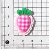 Encaje Tartán Fresas Resina Accesorios DIY Pegamento Crema Llavero Funda de Teléfono Pasador Joyería Materiales Mayoreo