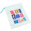 Bolsa de Almacenamiento para Pulseras de Joyería Personalizada por el Fabricante Gafas Cosméticos Impresión Digital Puede Agregar Logotipo Bolsa de Tela Pequeña
