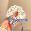 Elástico de Cabelo/Faixa de Cabeça Azul Francês com Laço para Mulheres 2025 Novo Estilo Elástico de Cabelo Faixa de Cabeça de Alta Elasticidade Elástico de Borracha