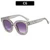 Moda Europea y Americana Nuevo Estilo Cielo Estrellado Pentagrama Gafas de Sol Gama Alta Estilo Callejero Versátil Personalidad Gafas de Sol Gafas de Moda