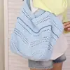 Bolso Tejido Personalizado para Mujer, Nuevo Estilo Verano 2025, Bolso de Hombro Único, Bolso Tejido para Vacaciones en la Playa, Hecho a Medida en Fábrica