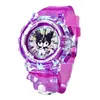 Reloj para Niños Dibujos Animados Sanrio Kuromi Reloj Electrónico Luminoso Estudiantes de Primaria y Secundaria Reloj de Cuarzo Digital con Manecillas