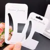 Nueva Tarjeta de Clip Pinza para Cabello Grande y Pequeña Cartón Spot Clip Tiburón Tarjeta Empaque Accesorios para el Cabello Etiqueta