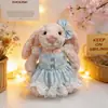 Solo Ropa de Muñeca/Ropa Hecha a Mano para Muñeca Conejo Jc Bonnie, Pijama, Vestido Mismo Estilo del Pequeño Libro Rojo, Conjunto para Muñeca de 32cm, Lindo