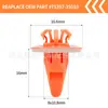 30 Peças Kit de Fixação Prendedor Painel Lateral Externo Clipes de Buzina para Para-lama Painel Basculante Traseiro de Plástico