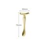 Colher de Metal para Creme para Olhos com Logo Personalizado Galvanizado Ouro Prata Liga de Zinco Lifting Facial Beleza Massageador de Olhos