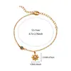 Pulseira Flor de Zircônia Mais Vendida Transfronteiriça Europeia e Americana, Moderna, Casual, de Alta Qualidade, Personalizada, Flor Não Desbota