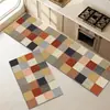 Conjunto de Cozinha Estilo Retrô Tapete de Chão de Terra de Diatomáceas, Tapete de Pé Absorvente de Água, Resistente a Manchas, Fácil de Limpar, Capacho, Tapete de Secagem Rápida Fácil de Cuidar
