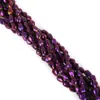 Cuentas de Vidrio Facetadas con Forma de Lágrima y Agujero Recto de 5*7mm Hechas a Mano para Bricolaje Accesorios de Abalorios Color Cristal AB Chapado Materiales Cuentas Sueltas