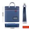 Bolsa de Armazenamento de Escritório Bolsa Tote de Lona Lona Oxford Bolsa para Arquivos Bolsa para Conferência Bolsa com Zíper Bolsa para Arquivos com Logo