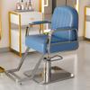 Silla de Barbero Personalizada, Silla de Peluquería, Taburete para Corte de Pelo Específico para Salón, Asiento Giratorio Ajustable para Permanente y Tinte, Silla de Lujo para Champú