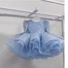 Vestido de Aniversário de Um Ano de Comércio Exterior 2026 Novo Vestido de Aniversário de Um Ano Elegante de Alta Qualidade Vestido de Princesa para Festa de Um Ano