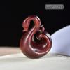Sândalo Natural Pequeno Cisne Pingente de Madeira Maciça Tecido à Mão DIY Colar Acessórios Homens e Mulheres Casal Celular Chaveiro
