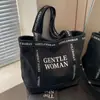 Bolsa de Lona Transfronteriza para Mujer de Gran Capacidad 2025 Nuevo Otoño e Invierno Versátil Casual Bolso de Hombro Bolso Tote para Estudiante Universitario Viajero