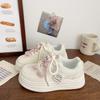 Zapatos de Plataforma Blanco Leche para Mujer, Suela Gruesa de Verano, Nuevos, Chic, Nicho, Estilo Coreano, Zapatos Ugly Bread Deportivos de Tabla