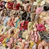 Pedido Mínimo de 100 Piezas~ Gomas para el Cabello, Scrunchies, Diademas, Accesorios Versátiles para el Cabello, Gomas Sencillas de Intestino de Cerdo, Accesorios de Tela para el Cabello