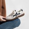 Zapatos de Entrenamiento Moral Retro para Pareja, Zapatos Deportivos Casuales Versátiles, Zapatos Blancos de Moda Coreana, Zapatos Ligeros y Cómodos para Mujer F8863