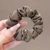 Goma de pelo de satén para mujer con tacto de alta gama, adecuada para coletas bajas de verano y peinados de moño, elegante goma para el pelo, accesorio elástico para el cabello