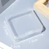 Caja de Almacenamiento Caja Cuadrada Pequeña Caja Cuadrada de Plástico Transparente Caja Cuadrada Pequeña Caja para Auriculares Caja de Almacenamiento para Joyería Caja para Piezas Pequeñas