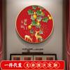Pintura Diamante 2021 Novo Estilo Sala de Estar Wufu Linmen Pequeno Salão Redondo Corredor Cabaça Ponto Tijolo Ponto Cruz Bordado Diamante