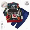 Comercio Exterior Ropa Infantil Primavera y Otoño Conjunto Infantil de Dos Piezas Material Sudadera Sudadera con Capucha Ropa Infantil para Bebés Ropa de Salida [Al por Mayor]