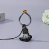 Colgante de Borla de Nudo de Diamante Colorido, Llavero de Borla Estilo Antiguo, Accesorio de Joyería Colgante Hecho a Mano DIY Estilo Étnico