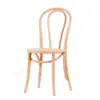 Conjunto de cadeiras de jantar em madeira maciça cadeira vintage cadeira de restaurante americano francês com encosto casa comercial cadeira de rattan trançado de rattan