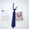 Corbata Azul Estilo Universitario jk Camisa Holgada Sin Golpes Accesorios Ropa Académica Rayada Japonesa Corbata de Lazo Mano Femenina Golpea Masculino dk