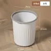 Cubo de Basura Doméstico de Plástico para Cocina, Elegante y Sencillo de Gran Tamaño sin Tapa para Dormitorio, Tocador y Baño