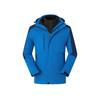 Chaqueta polar para hombre, marca de moda transfronteriza, color contrastante, pareja, desmontable, tres en uno, chaqueta de montañismo impermeable