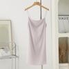 Camisola Sexy Personalizada Transfronteiriça Estilo Europeu e Americano para Mulheres, Estilo Fino de Seda Gelada de Verão, Camisola com Alça de Gola Swing, Lingerie Bonita de Luxo Leve para Casa