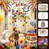 Cascada de Globos Lluvia de Globos para Cumpleaños Set de Globos de Cumpleaños Decoración de Cumpleaños para Niño y Niña Globos Decorativos para Escena