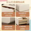 Mesita de noche estilo crema, sencilla y moderna, de madera maciza, mueble de almacenamiento para el hogar, mueble de cama para dormitorio, mesita de noche pequeña