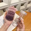 Diadema de Goma de Alta Elasticidad y Duradera Estilo Coreano para Mujeres para Atar su Cabello Sin Dañarlo, Aro de Toalla, Goma Elástica para el Cabello, Goma de Pelo Sin Costuras, Goma para el Cabello