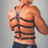 YSF Produtos para Adultos Transfronteiriços Arnês de Couro Masculino Adereços de Performance Bondage Em Estoque