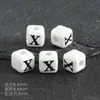 Cuentas Cerámicas Cuadradas de 8 mm con Letras y Agujeros Verticales, Materiales para Manualidades Infantiles, Cuentas Sueltas, Forma de Corazón, 26 Letras, Accesorios para DIY, Pulsera